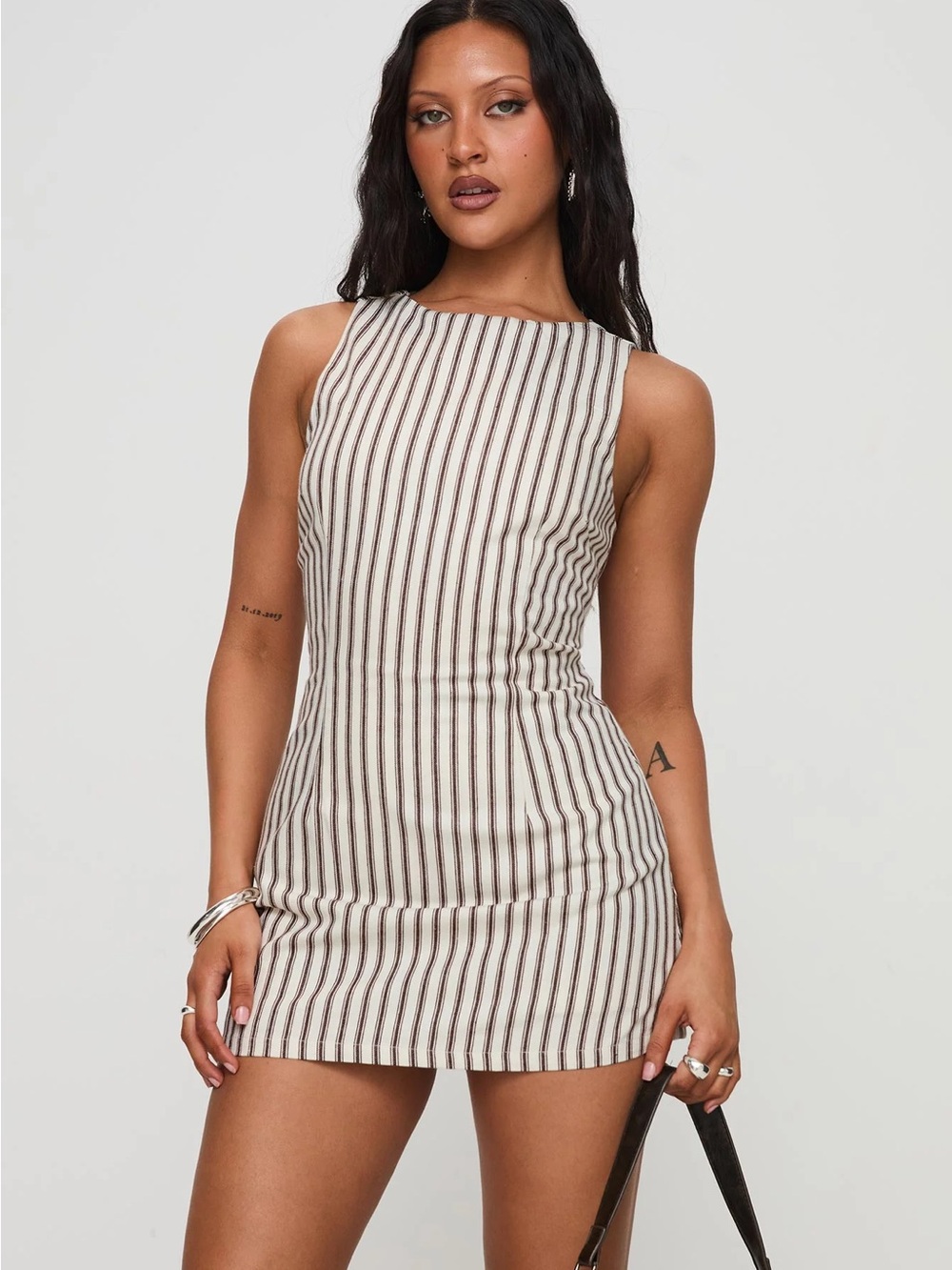 Striped Princess Polly Romper